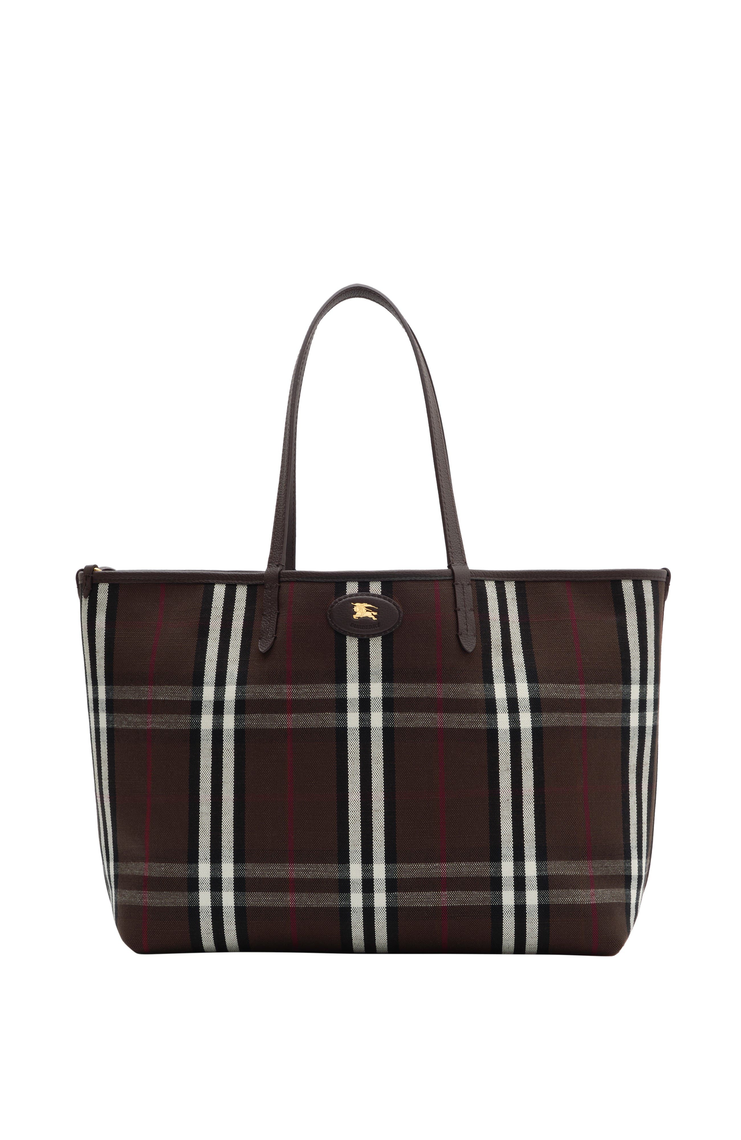 Medium Reversible Bloomsbury Tote, Main, color, Peat brown/chocolate brown