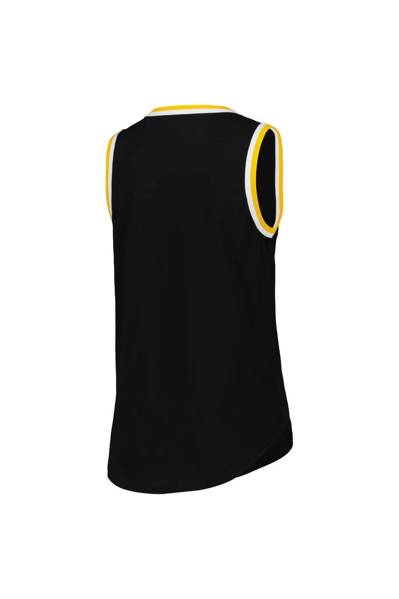 Women's G-III 4Her by Carl Banks Black Pittsburgh Penguins Strategy Tank Top, Alternate, color, Black