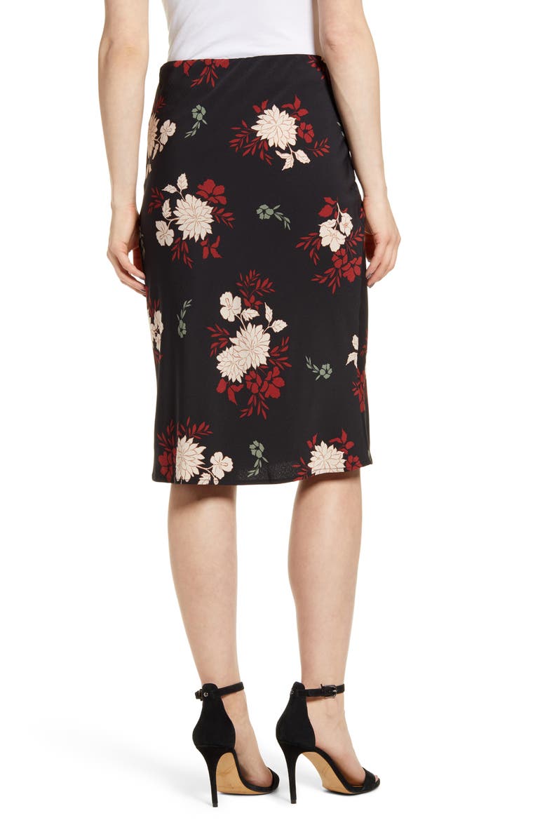 Bobeau Courtney Bias Cut Skirt, Alternate, color,