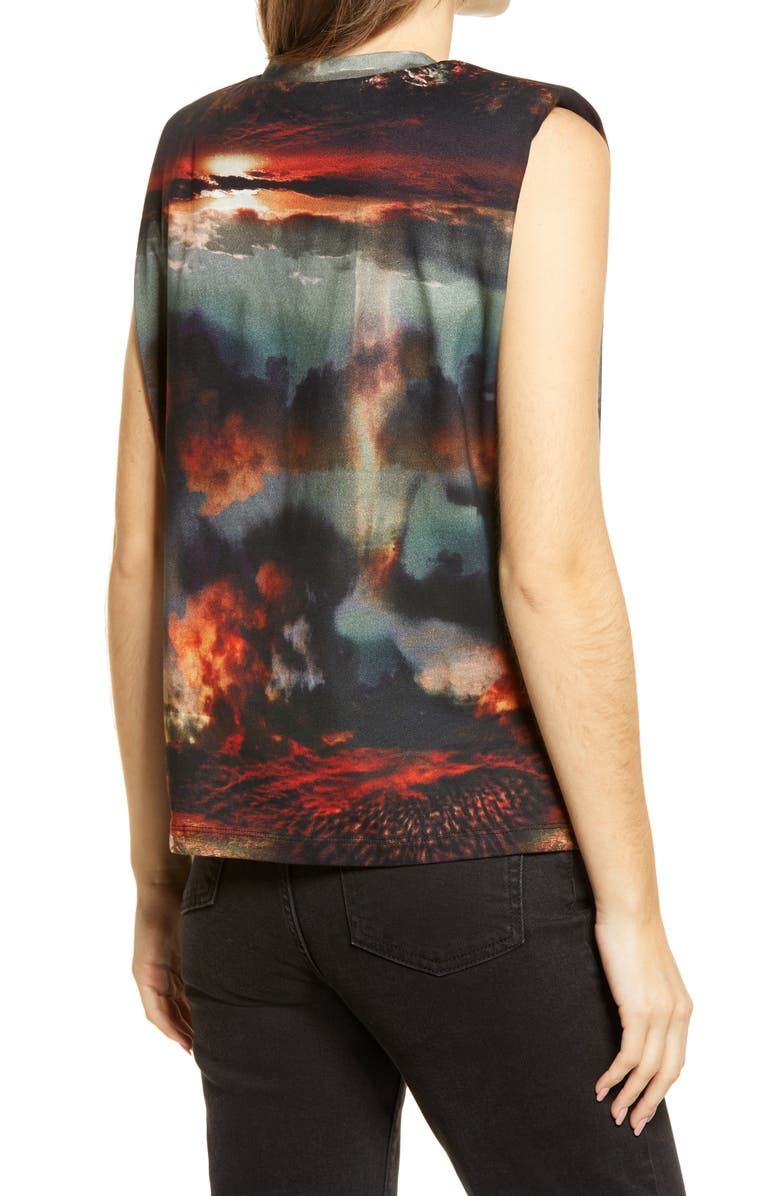 AllSaints Epiphany Coni Shoulder Pad Tank, Alternate, color, 