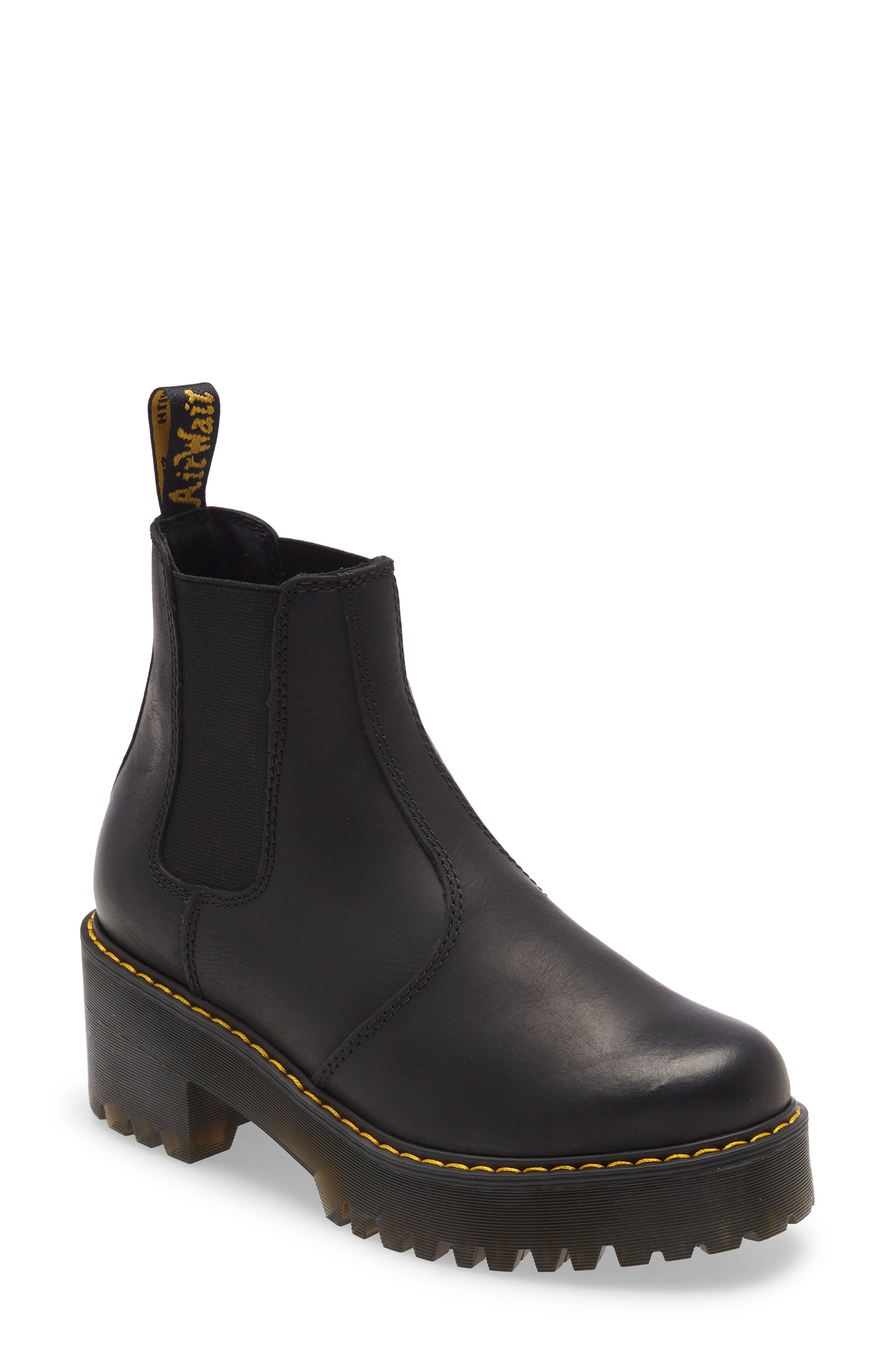 Dr. Martens Rometty Platform Chelsea Boot, Main, color, 