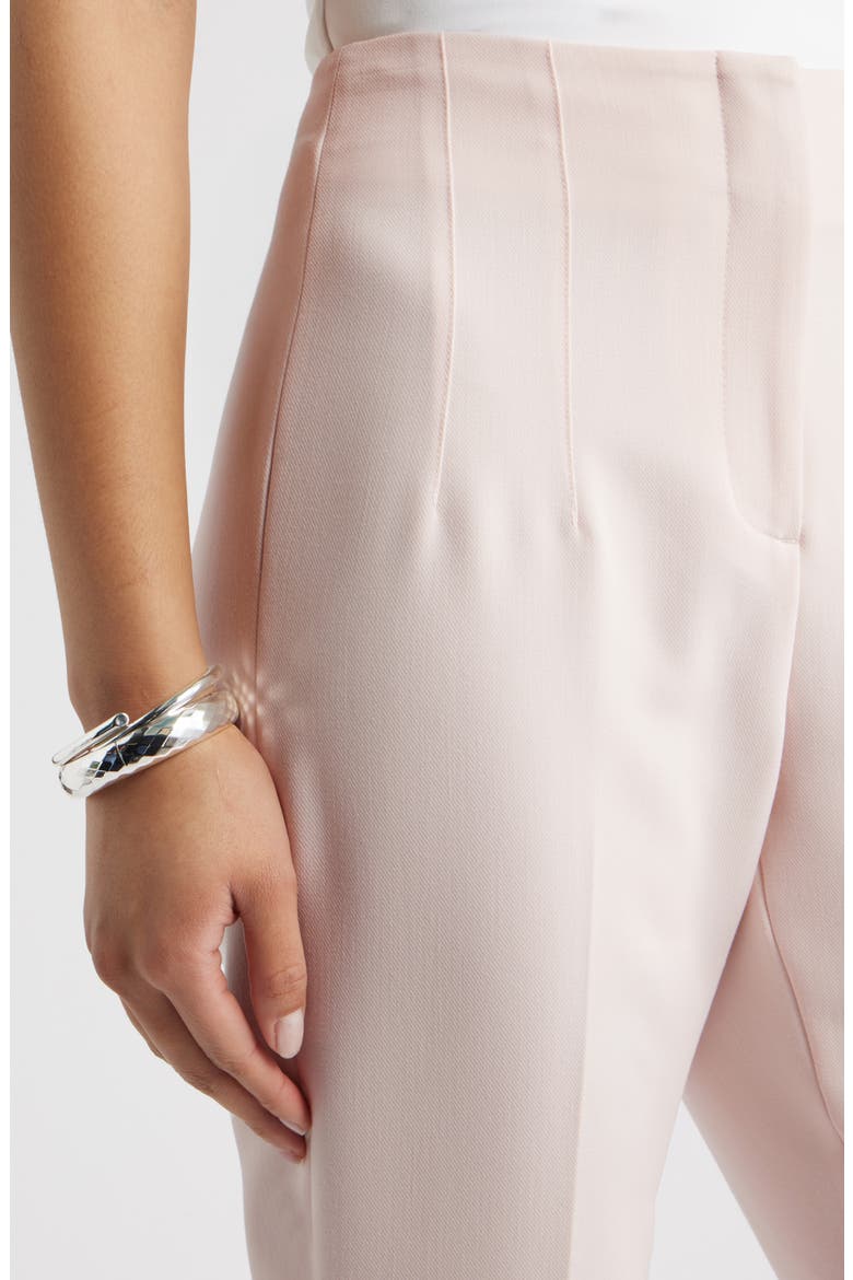 Icon High Waist Ankle Cigarette Pants, Alternate, color, PINK PEONY BUD