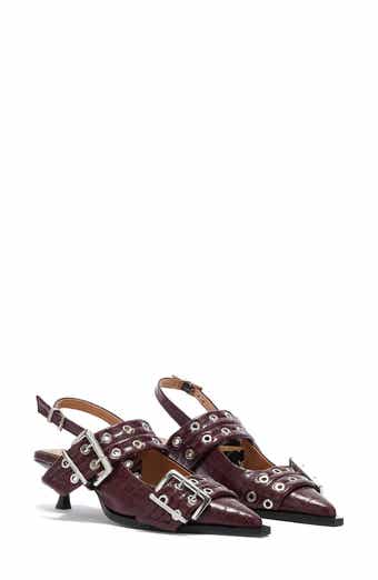Pointed Toe Slingback Pump