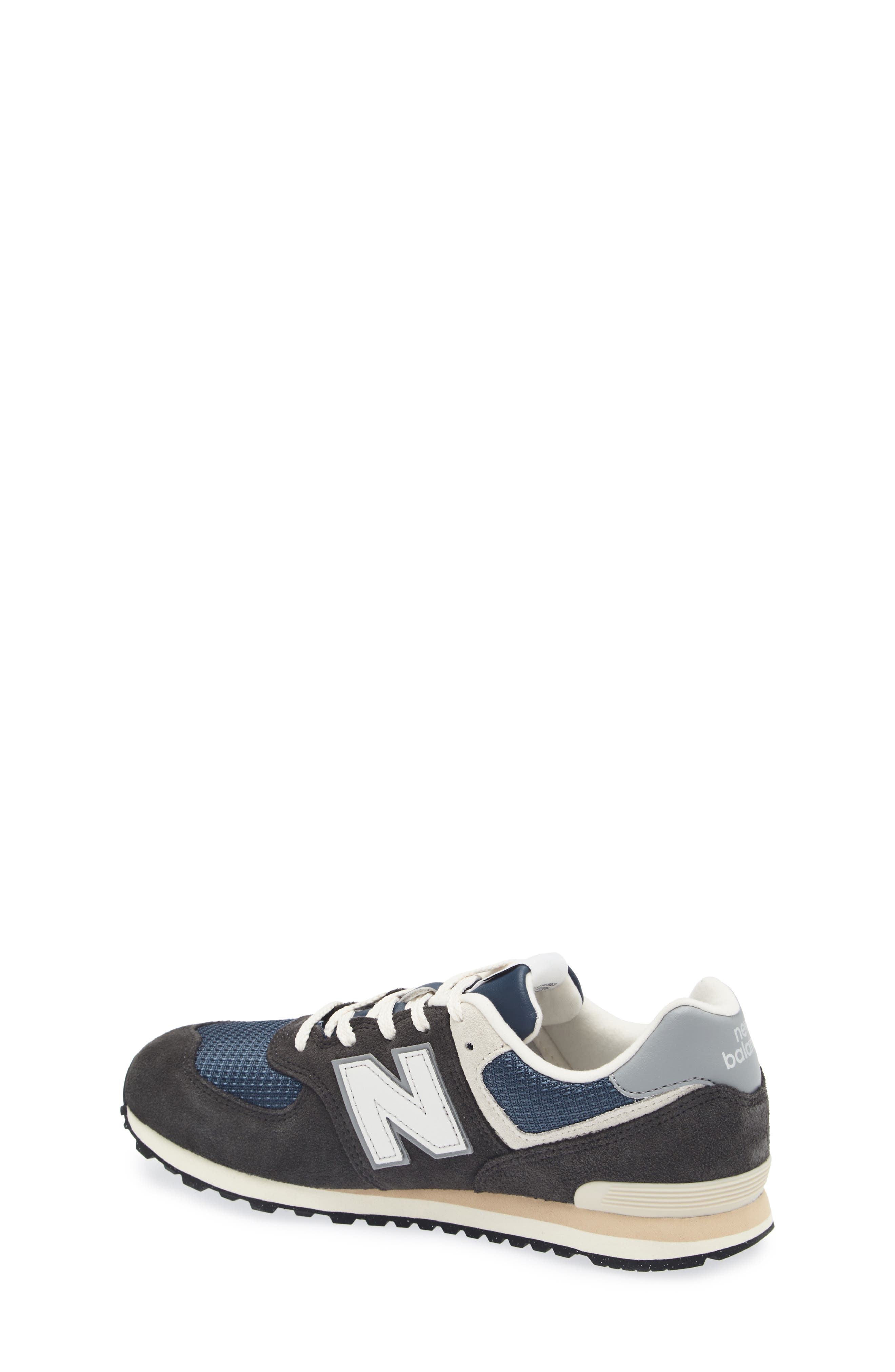 New Balance Kids' 574 Classic Sneaker, Alternate, color, Black Cement/ Slate Grey