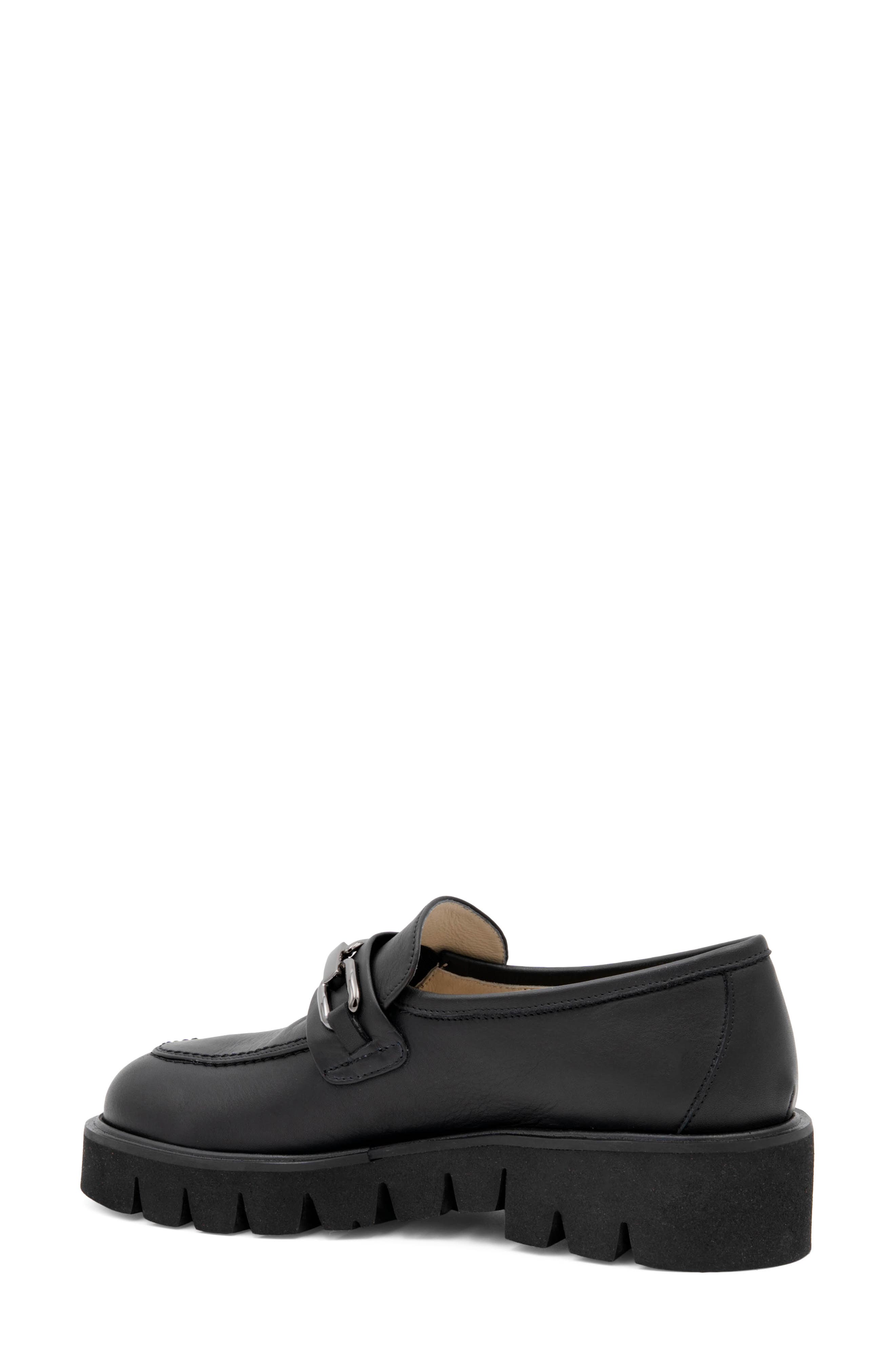 Amalfi by Rangoni Rimini Lug Sole Loafer, Alternate, color, Black Vapor