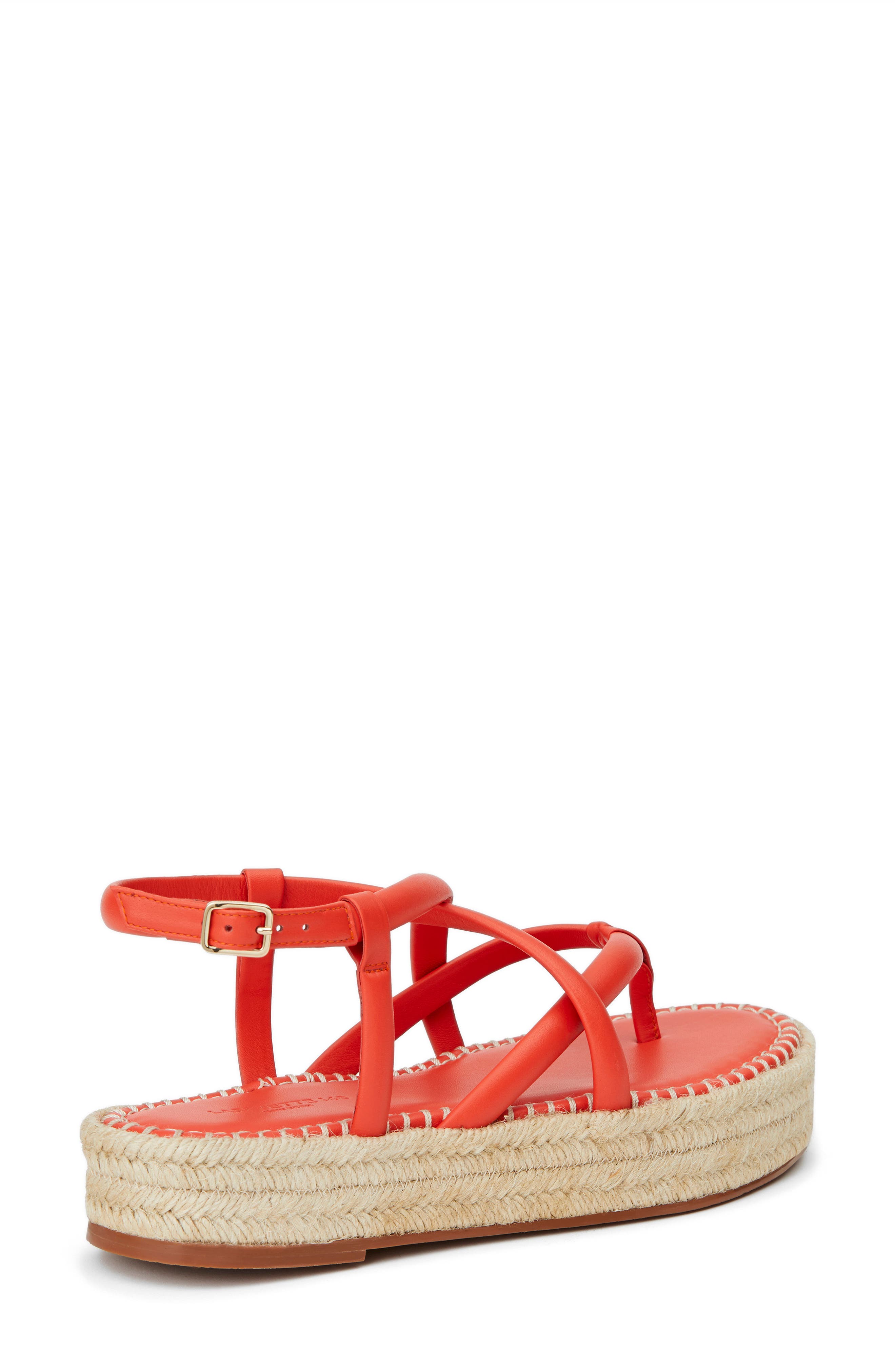 Lafayette 148 New York Zoe Slingback Espadrille Platform Sandal, Alternate, color, 