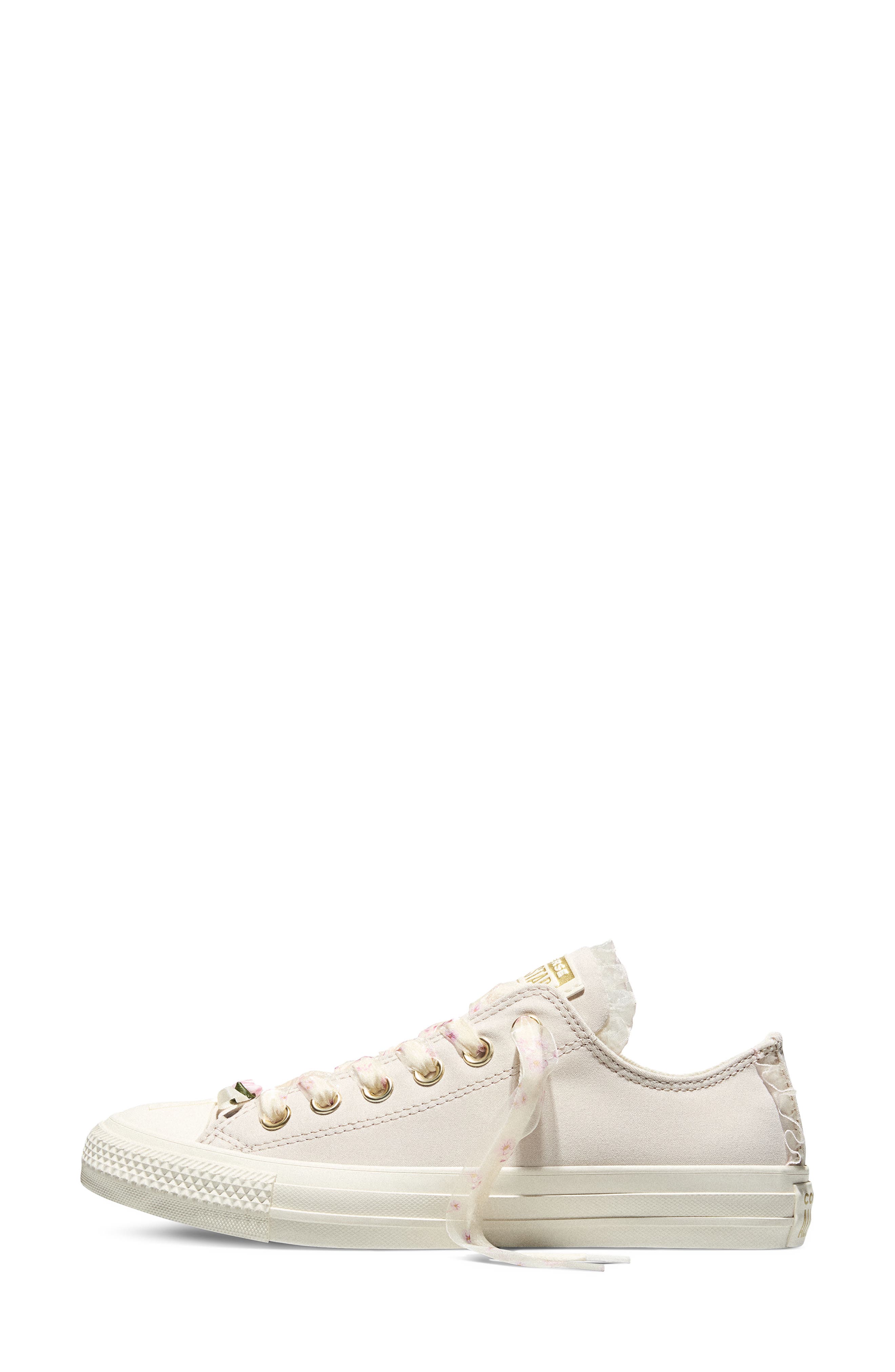 Gender Inclusive Chuck Taylor All Star Low Top Sneaker, Alternate, color, CLASSIC ECRU/EGRET/ROSE