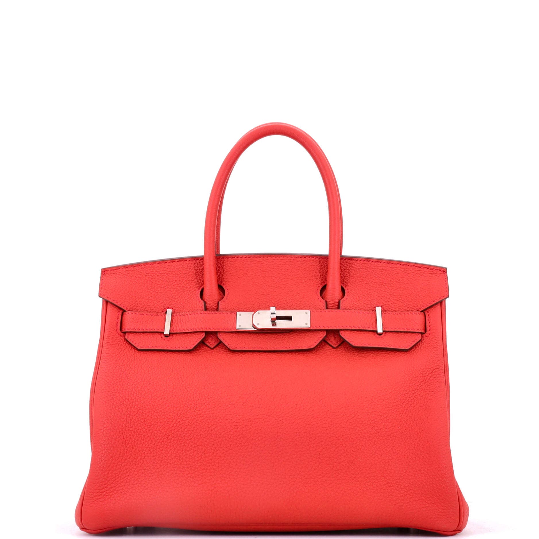 Birkin Handbag Red Togo With Palladium Hardware 30, Main, color, Red