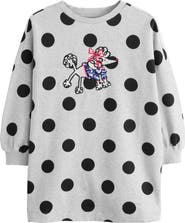 NEXT Kids' Poodle Graphic Sweatshirt Dress