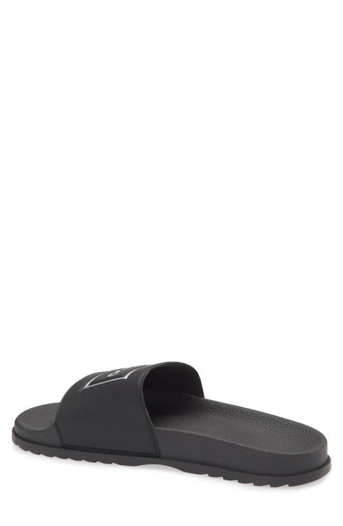 Hugo Boss Boss Match It Slide Sandal In Black