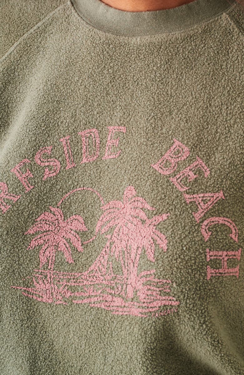 Faherty Beach Organic Cotton Blend Reverse Fleece Sweatshirt, Alternate, color, 