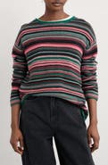 Seasalt Cornwall Fruity II Stripe Merino Wool Blend Sweater