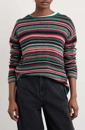 Seasalt Cornwall Fruity II Stripe Merino Wool Blend Sweater