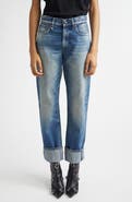 R13 Cuffed Boyfriend Jeans
