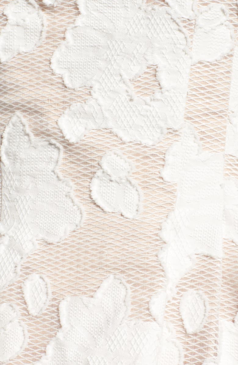 Vince Camuto Lace Fit & Flare Dress, Alternate, color, 