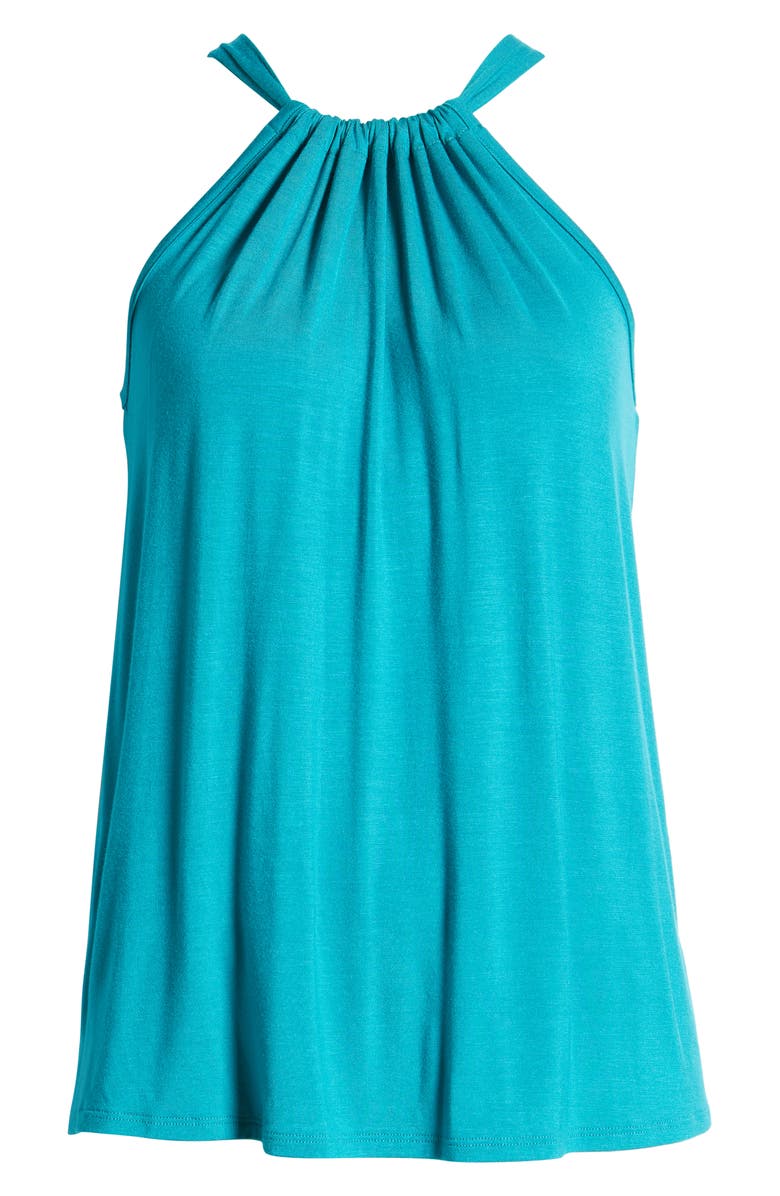 Loveappella Halter Neck Tank, Alternate, color, Jade