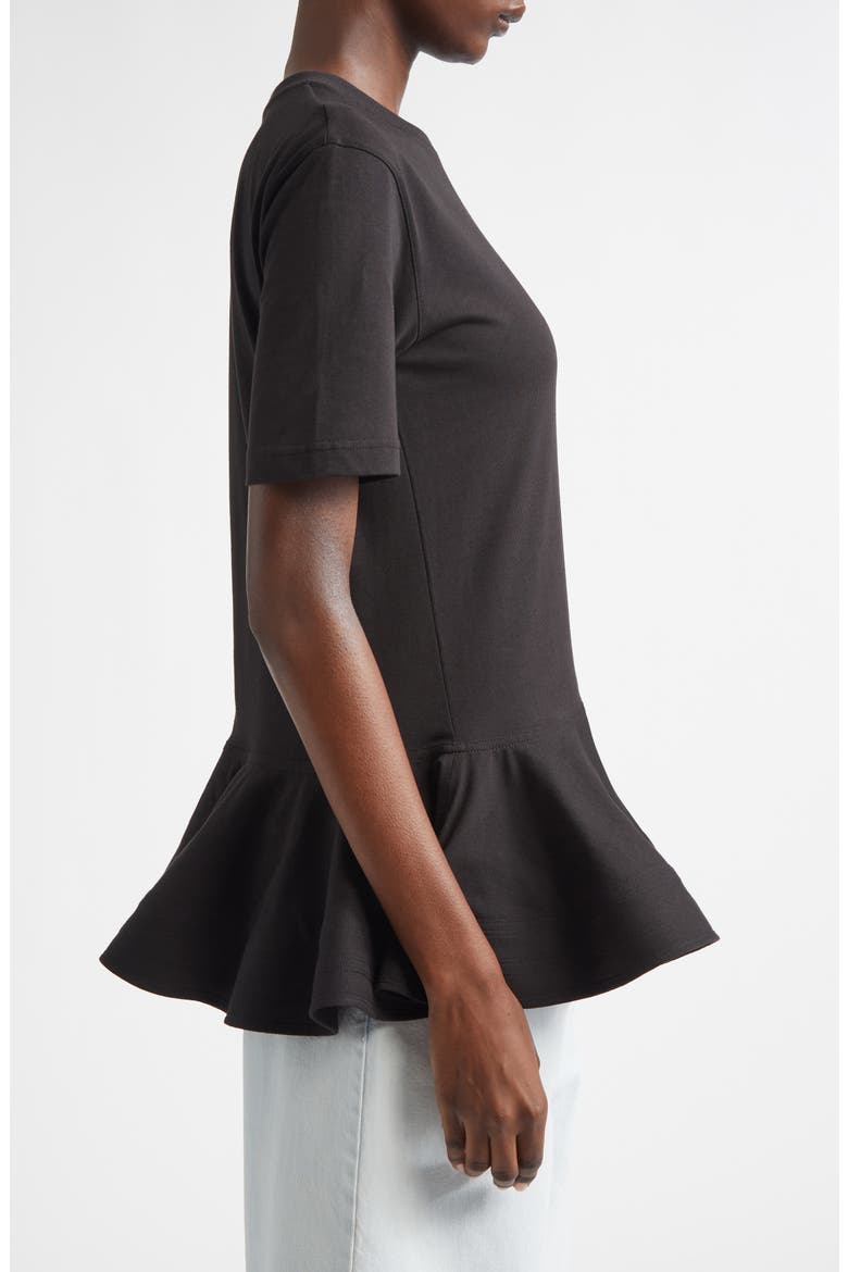Peplum T-Shirt, Alternate, color, NOIR ALAIA