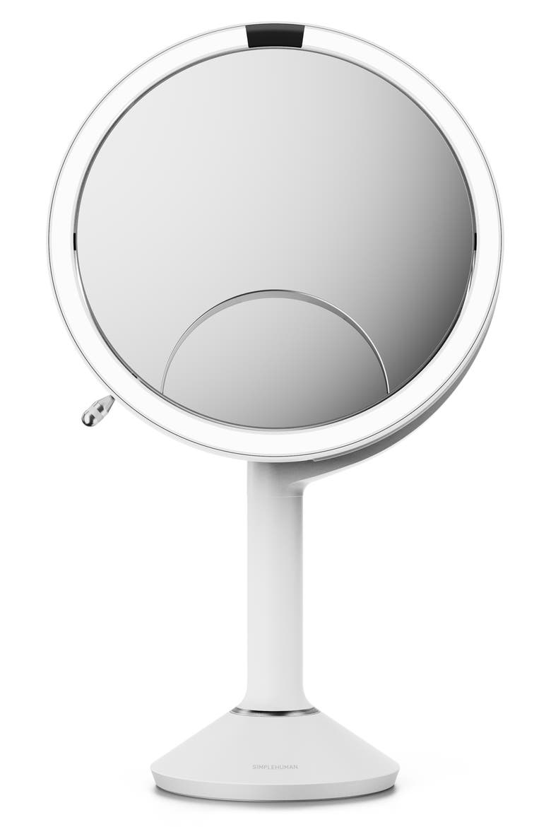 Sensor Mirror Trio, Main, color, WHITE STEEL