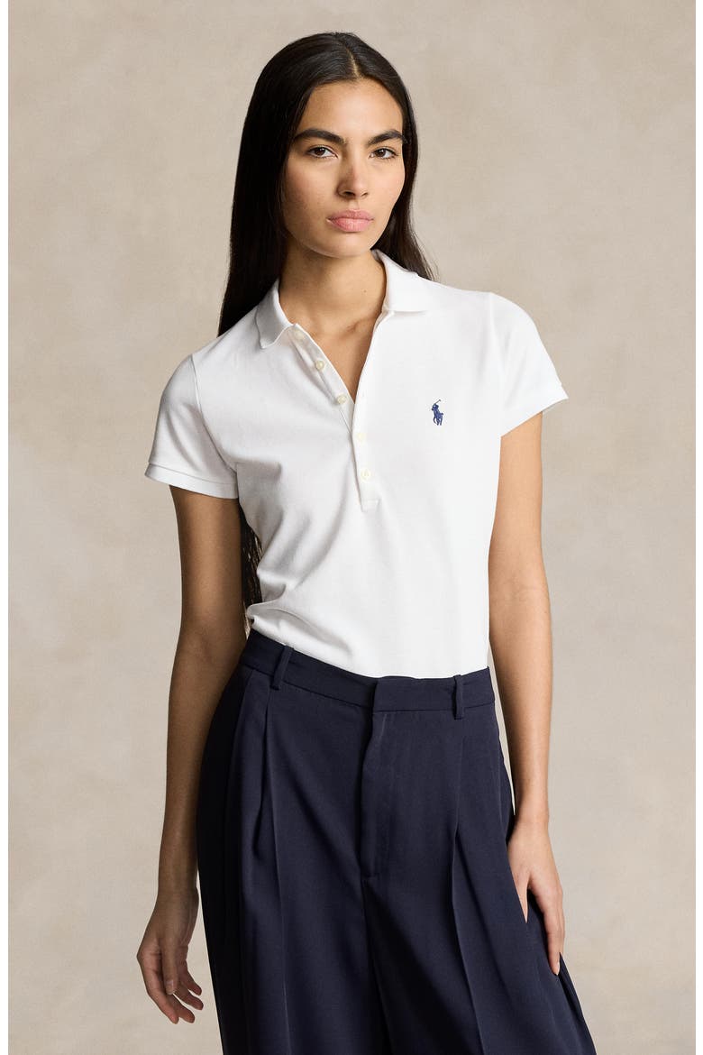 Julie Piqué Polo, Alternate, color, WHITE