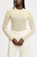 Sam Edelman Ruffle Trim Sweater