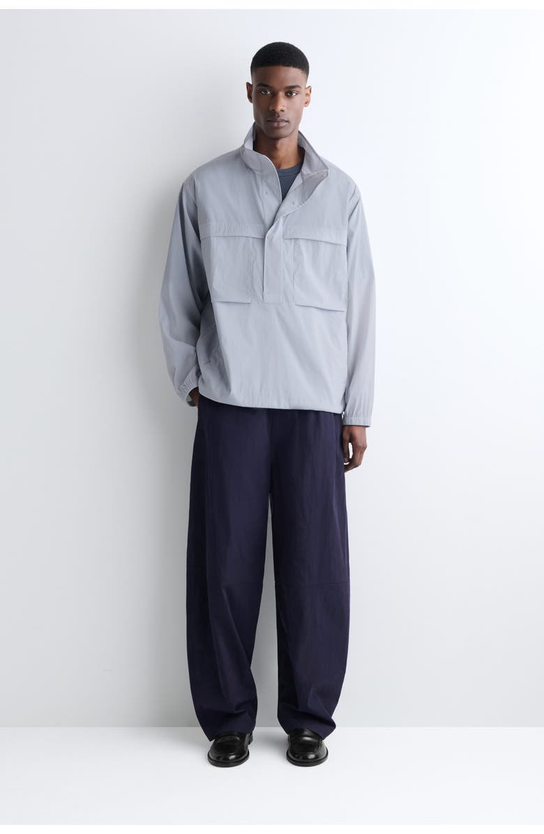 COS Oversized Water-Resistant Anorak Jacket, Main, color, Light Blue