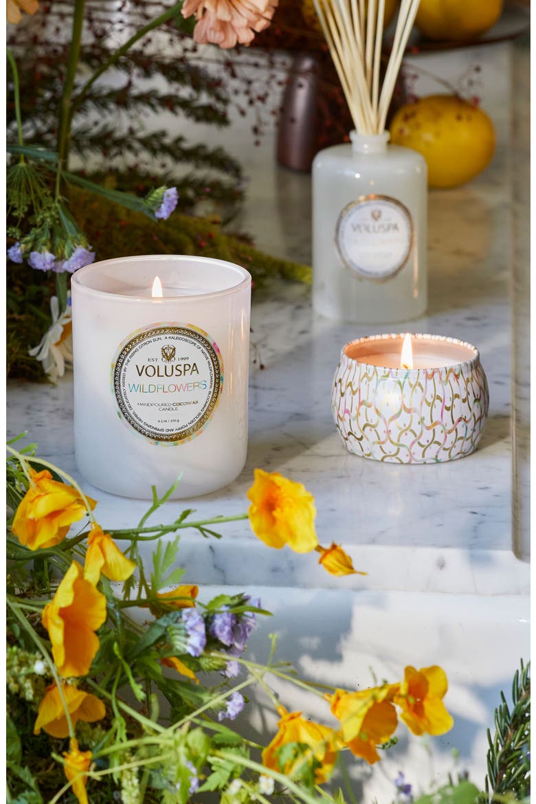 Wildflowers Boxed Classic Candle, Alternate, color, WILDFLOWERS