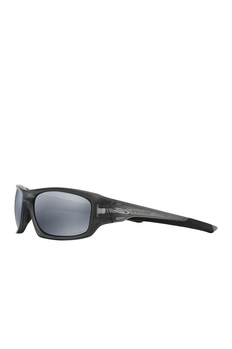Valve™ 60mm Polarized Wrap Sunglasses, Alternate, color, MATT SMOKE