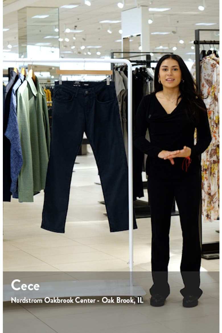 Marcus Slim Straight Leg Five Pocket Pants video