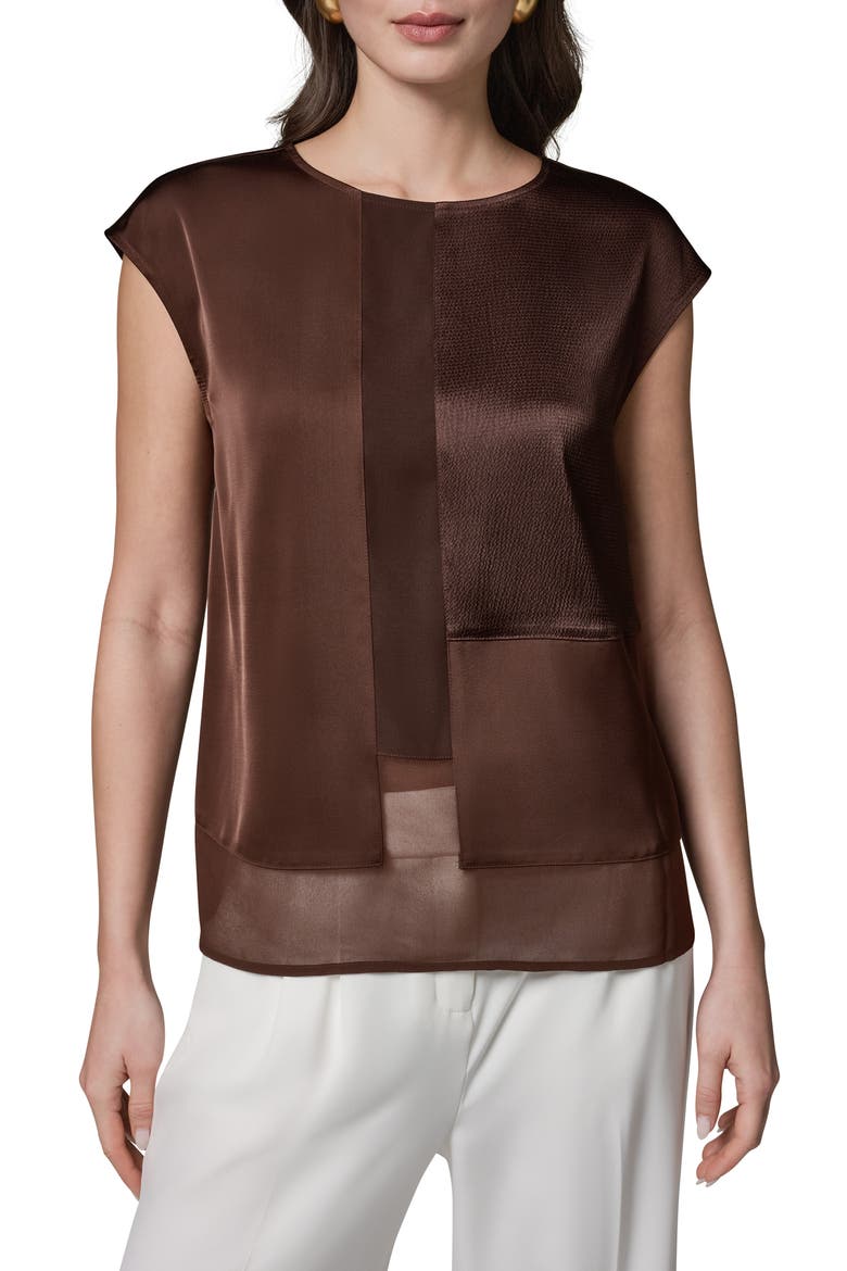 Mixed Media Top, Main, color, CANYON