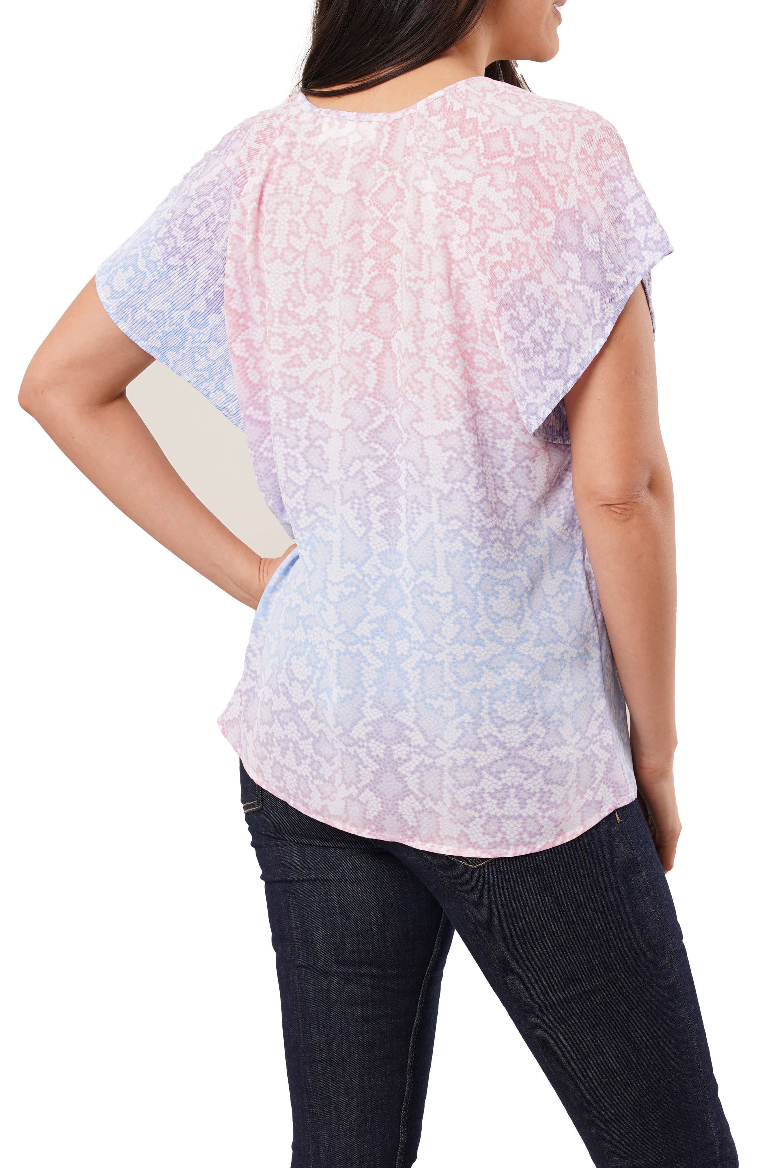 Tie Front Short Sleeve Top - image 4