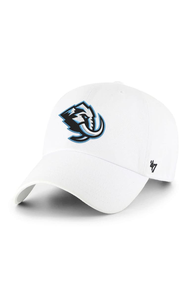 '47 Men's '47 White Utah Mammoth Clean Up Adjustable Hat, Main, color, White