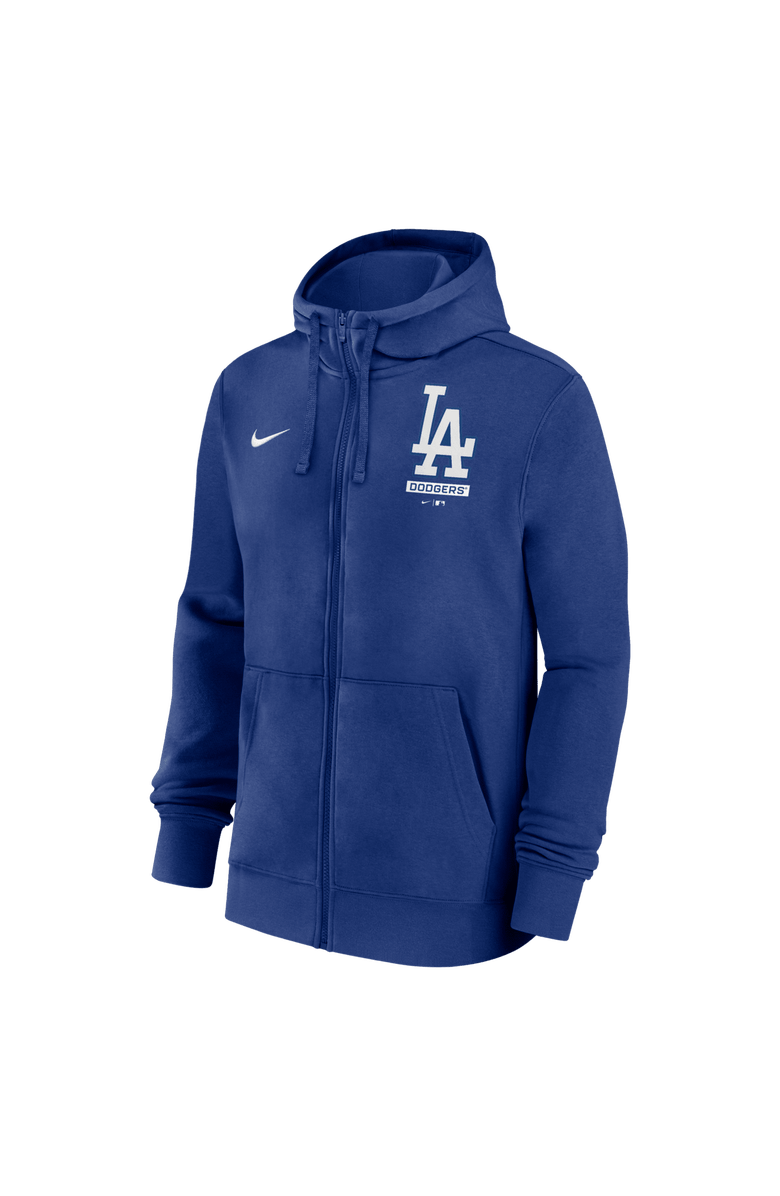 Nike Men's Nike Royal Los Angeles Dodgers Primetime Lockup Full-Zip Hoodie, Main, color, Royal