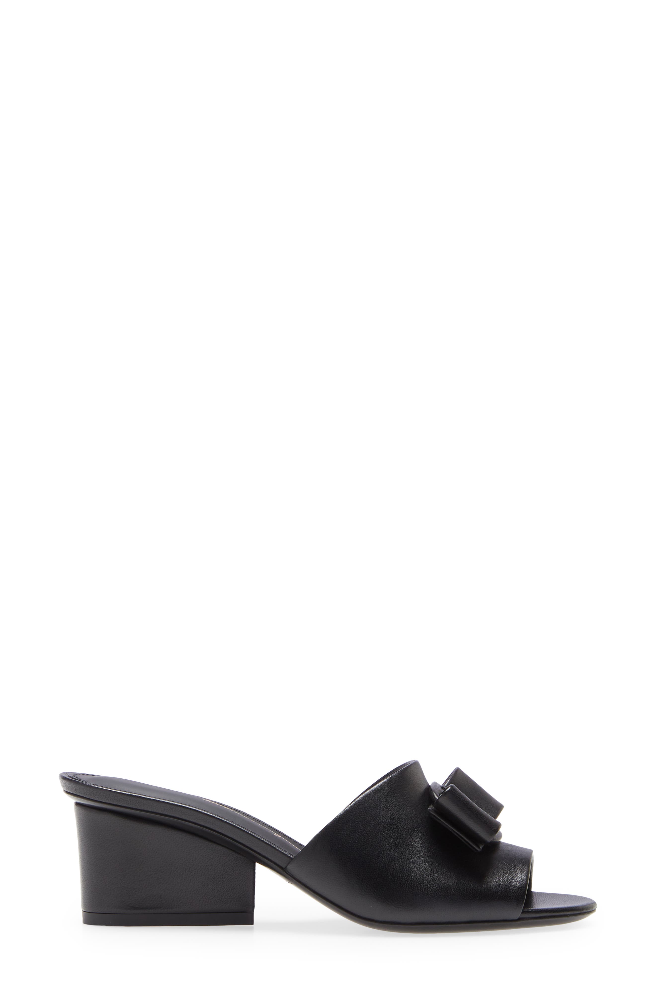 FERRAGAMO Salvatore Ferragamo Valery Viva Bow Slide Sandal, Alternate, color, 