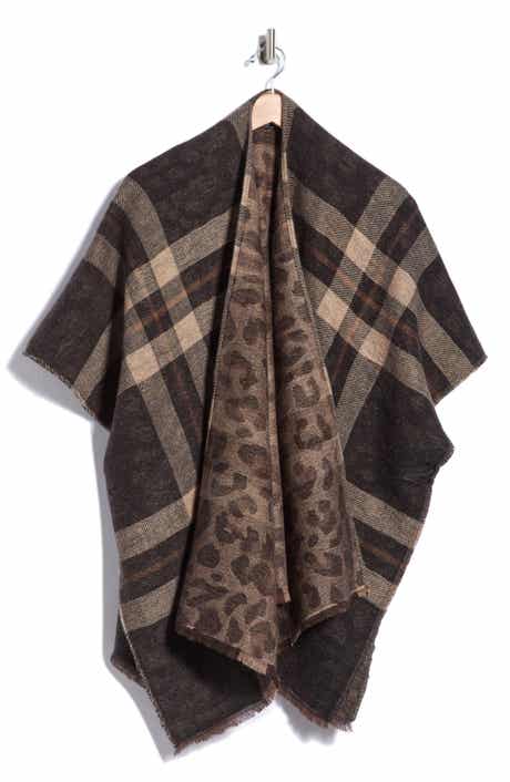 Leopard & Plaid Reversible Topper