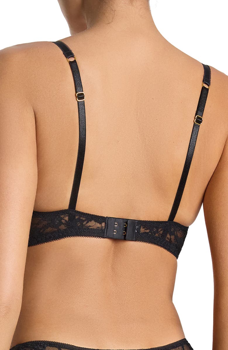 Hanky Panky x Lexi Wood Stephanie Lace Underwire Bra, Alternate, color, Black