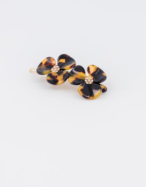 ALEXANDRE DE PARIS ALEXANDRE DE PARIS CAMELIA ACETATE SIDE BARETTE