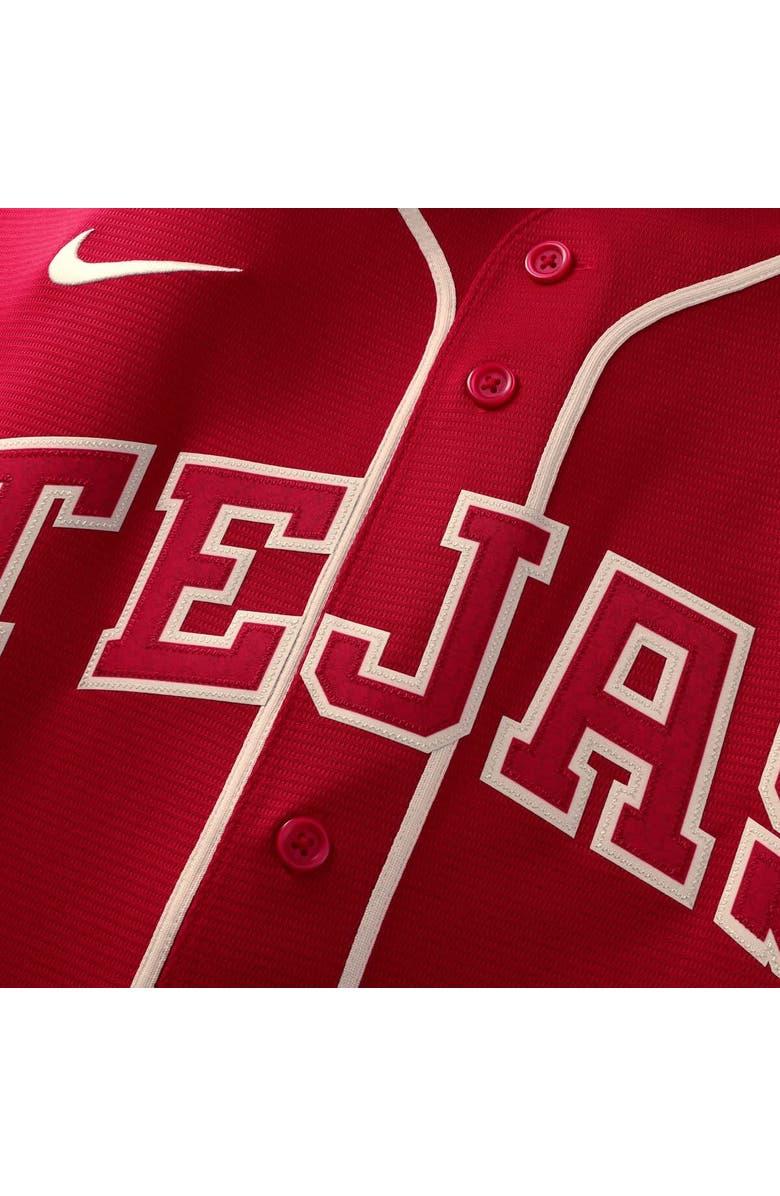 Nike Men's Nike Josh Jung Red Texas Rangers 2026 City Connect Stadium Jersey, Alternate, color, Red