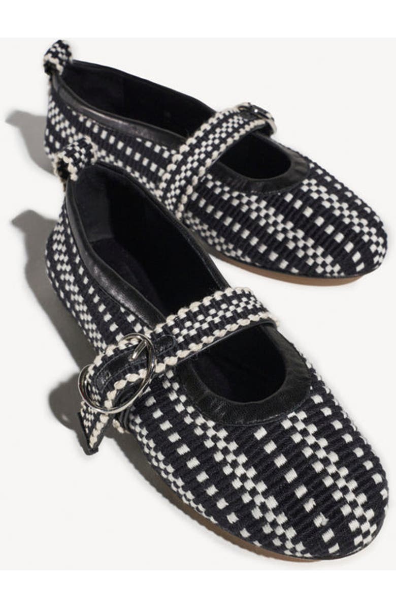 Amambaih Adela Sandals, Alternate, color, Ivory-Black