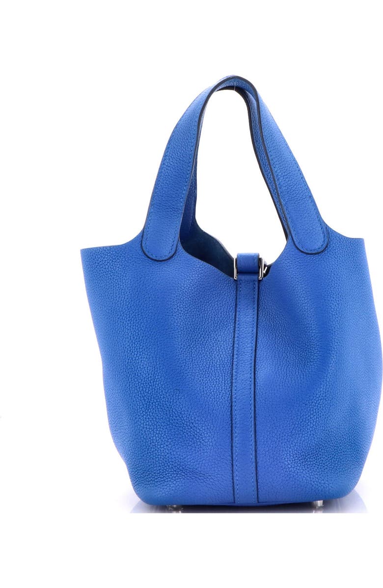 Pre-Owned Hermes Picotin Lock Bag Maurice PM, Alternate, color, Bleu France