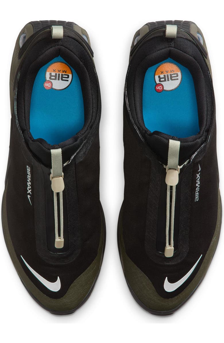 Nike Air Max Dn Roam Waterproof Sneaker, Alternate, color, Black/ Silver/ Cargo Khaki