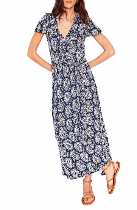Boden Nicola Paisley Print Jersey Dress