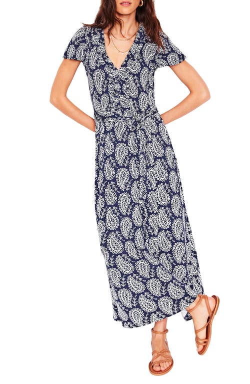 BODEN BODEN NICOLA PAISLEY PRINT JERSEY DRESS