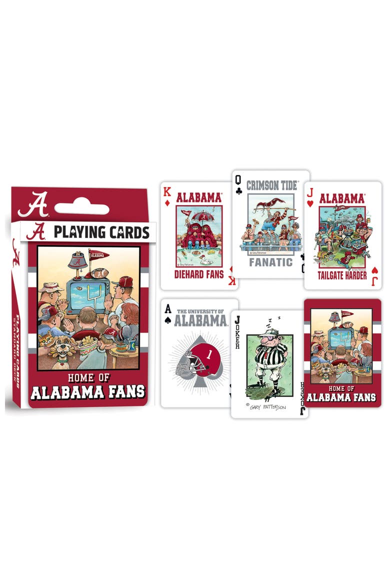 Alabama Fan Deck Playing Cards, Alternate, color, Multicolor