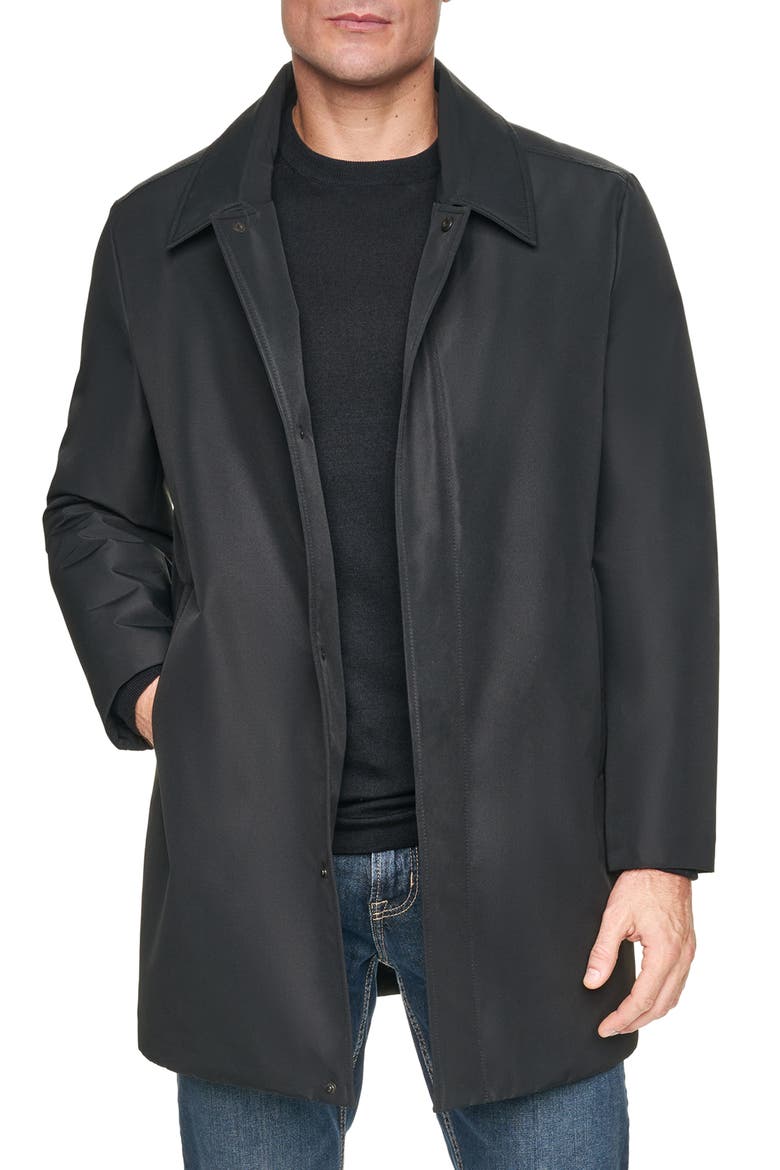 Mackintosh with Hooded Bib, Main, color, BLACK