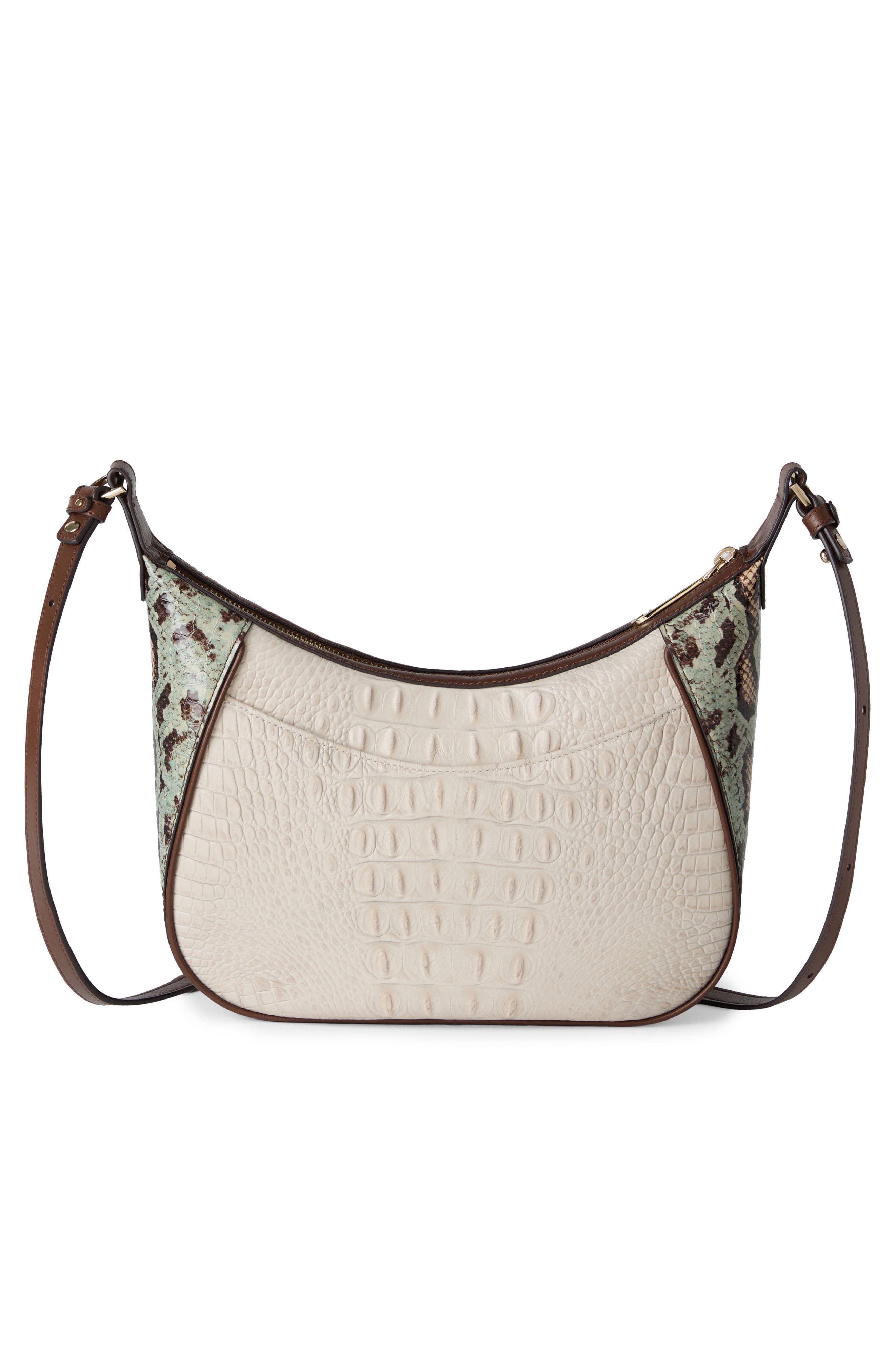 Corinne Croc Embossed Leather Crossbody, Alternate, color, MULTI GENOA
