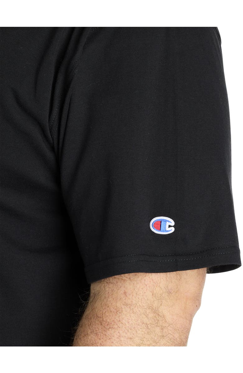 Champion Big & Tall Americana Script T-Shirt, Alternate, color, Black