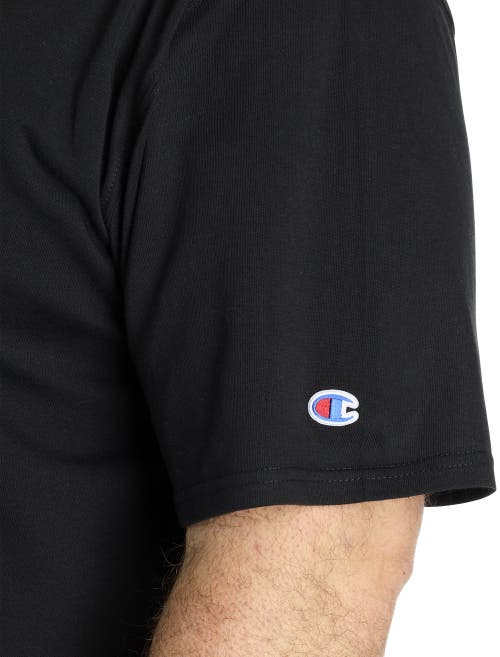 Champion Big & Tall Americana Script T-shirt In Black