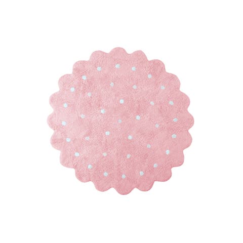 Washable Rug Little Biscuit Pink