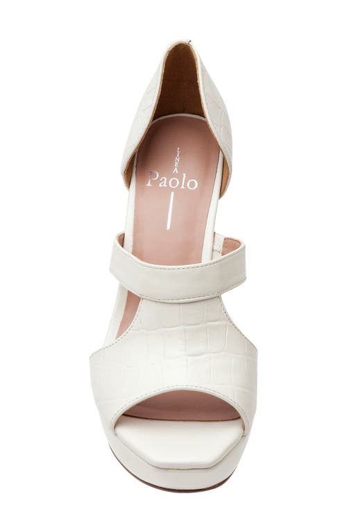 Linea Paolo Ileana Platform Sandal In White