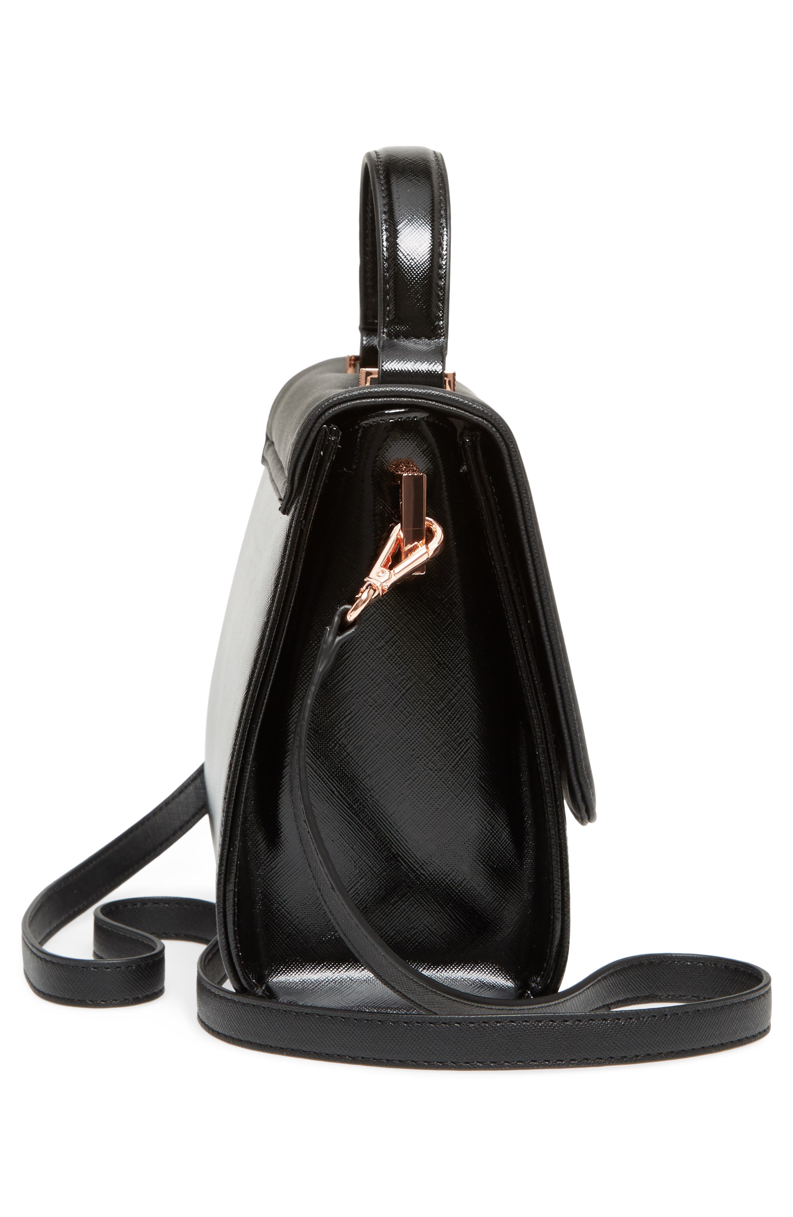 Ted Baker London Small Hilaryy Faux Leather Satchel, Alternate, color, 